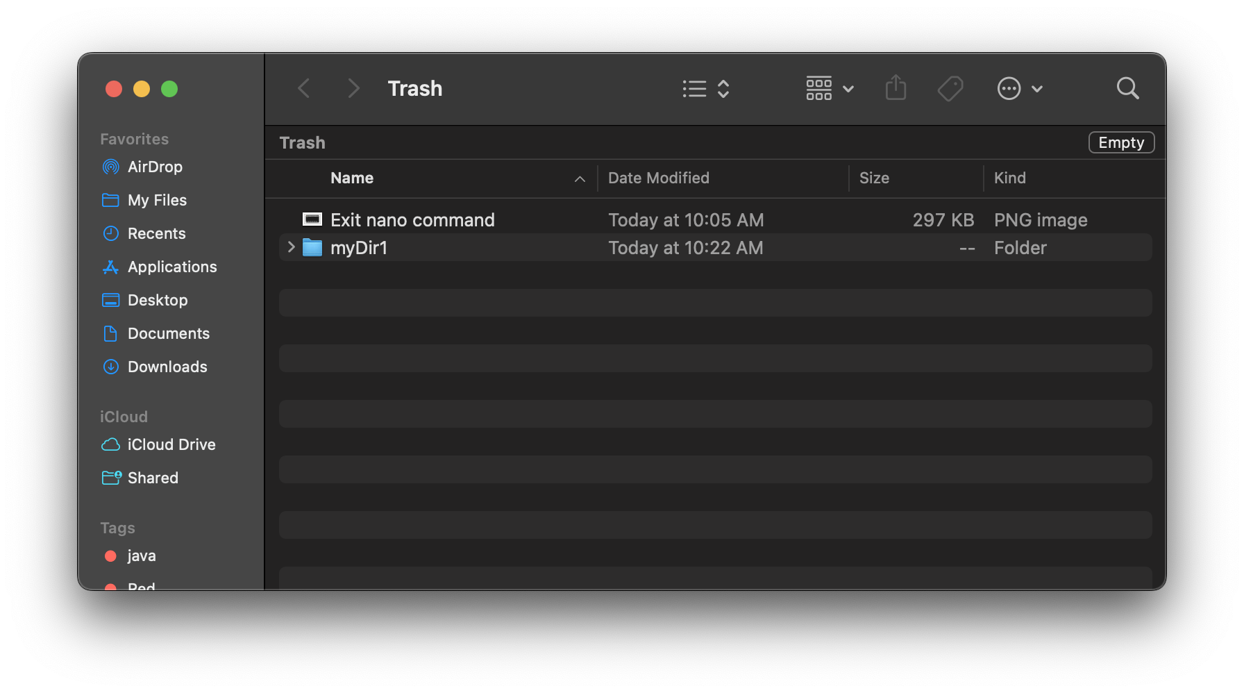 Mac Trash Folder